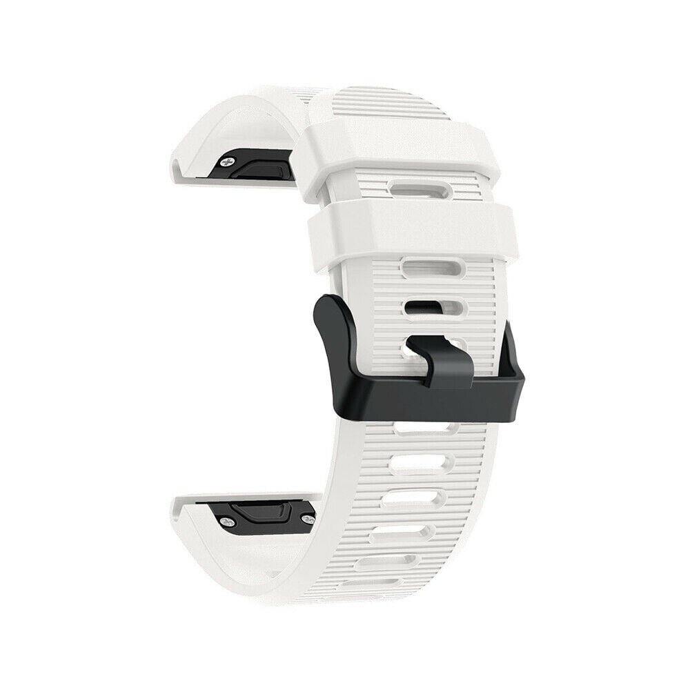Strap-it Strap-it Bracelet en silicone Garmin Quatix 3 / 6x / 7x Solar (blanc)