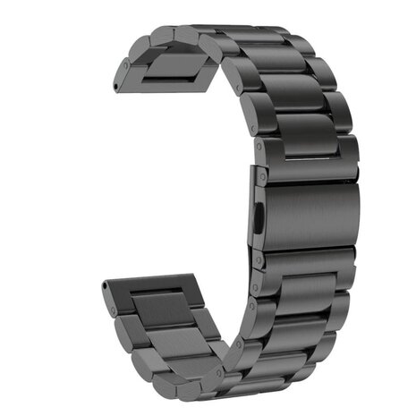 Strap-it Strap-it Bracelet acier Garmin Quatix 3 / 6x / 7x Solar (noir)