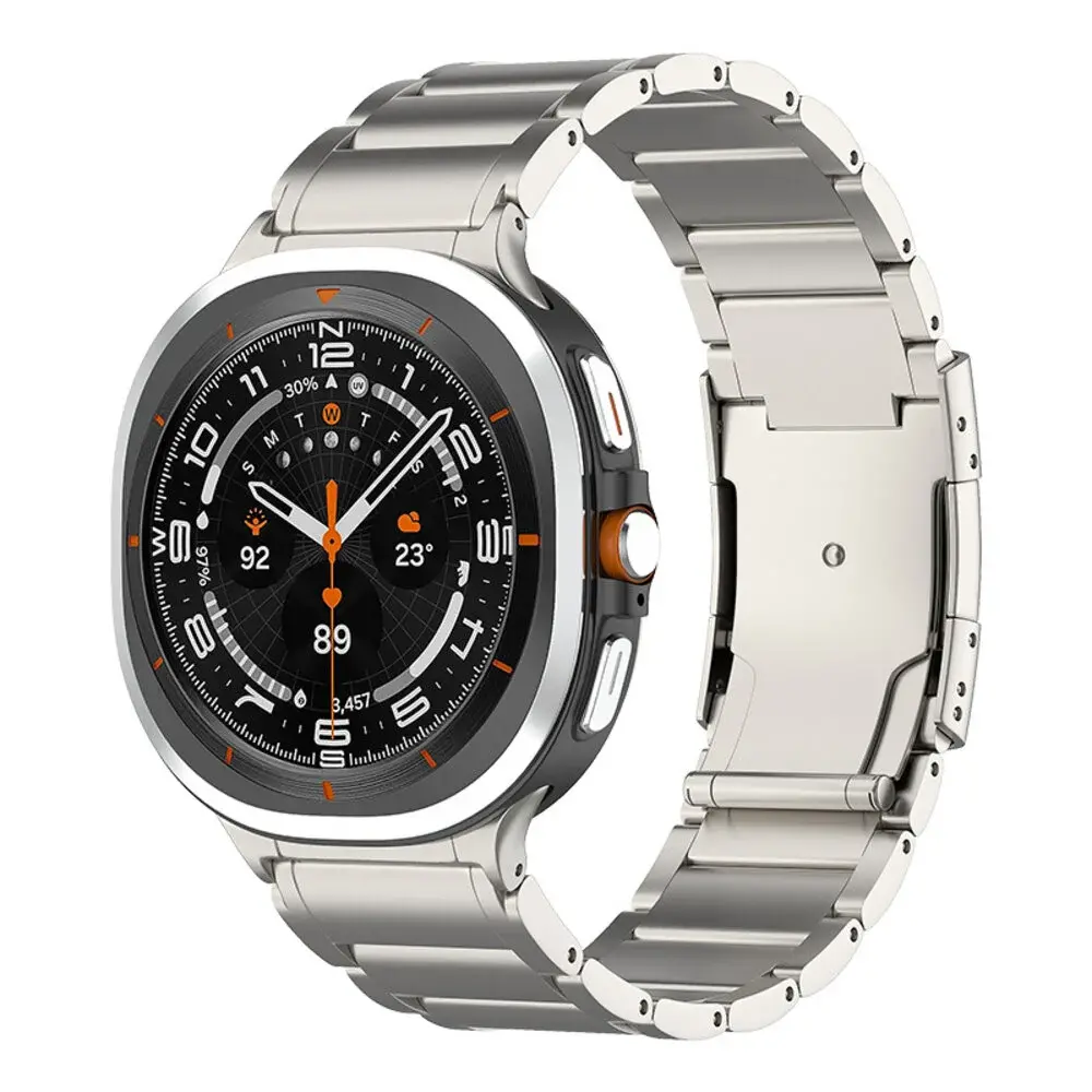 Strap-it Strap-it Bracelet en titane Samsung Galaxy Watch Ultra (titanium)