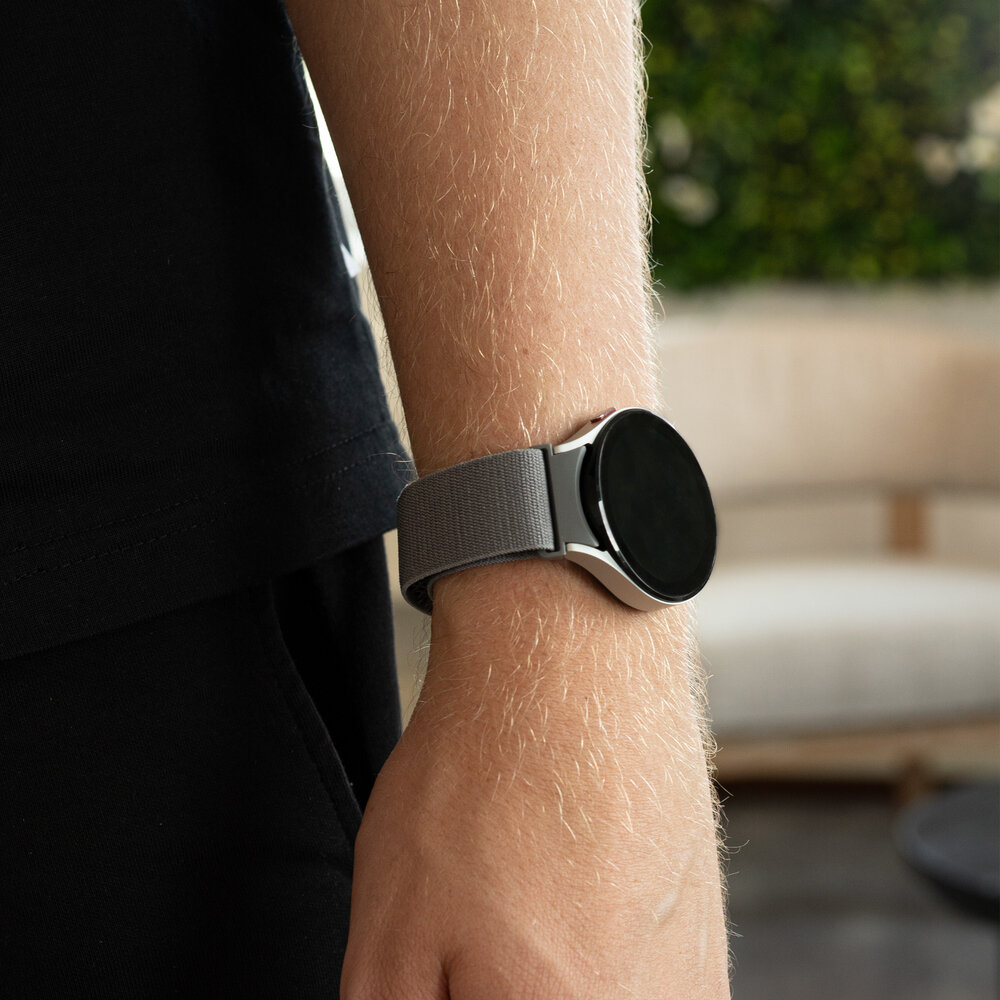 Strap-it Strap-it Bracelet Alpine Samsung Galaxy Watch 4 44mm (gris foncé)