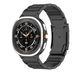 Strap-it Bracelet en titane Samsung Galaxy Watch Ultra (noir)