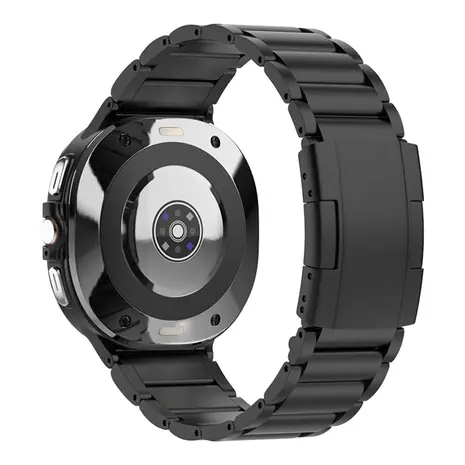 Strap-it Strap-it Bracelet en titane Samsung Galaxy Watch Ultra (noir)