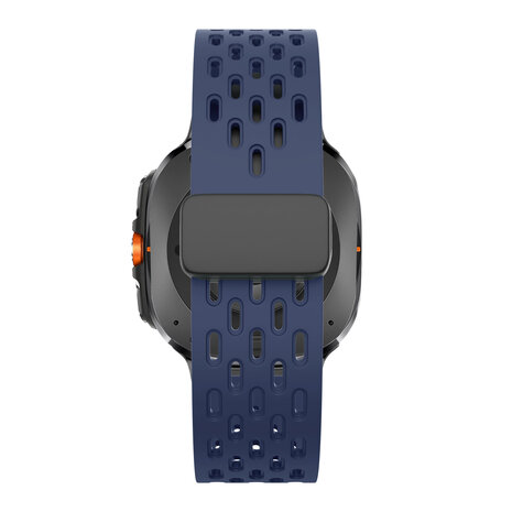 Bandz Bandz Bracelet Sport 'Air' avec D-buckle Samsung Galaxy Watch Ultra (bleu foncé)