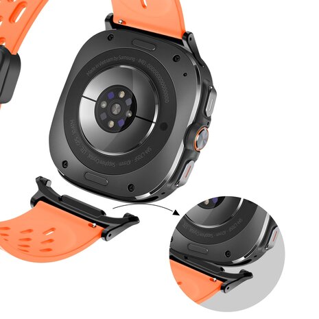 Bandz Bandz Bracelet Sport 'Air' avec D-buckle Samsung Galaxy Watch Ultra (orange) Bandz Bandz Bracelet Sport 'Air' avec D-buckle Samsung Galaxy Watch Ultra (orange)