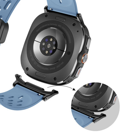 Bandz Bandz Bracelet Sport 'Air' avec D-buckle Samsung Galaxy Watch Ultra (grisbleu)