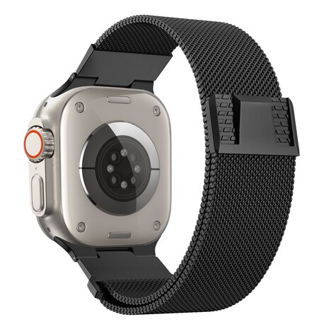 Bandz Bandz Bracelet Milanais 'Mecha' Apple Watch (noir)