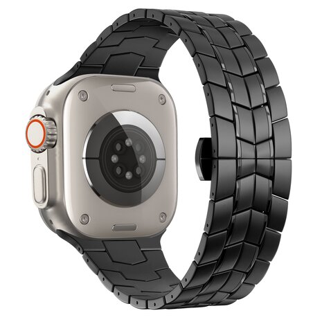 Bandz Bandz Bracelet titane 'Supreme' Apple Watch (noir)