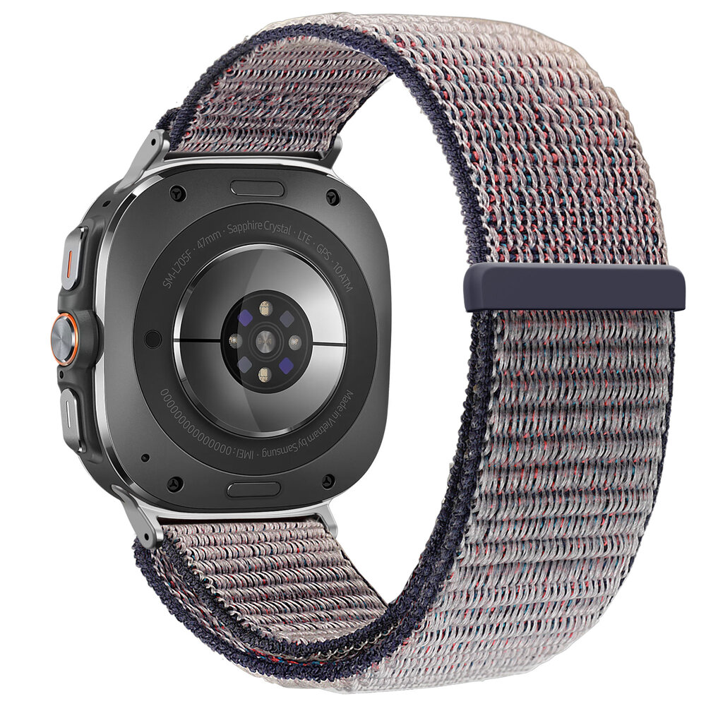 Bandz Bandz Bracelet nylon loop Samsung Galaxy Watch Ultra (bleu foncé)