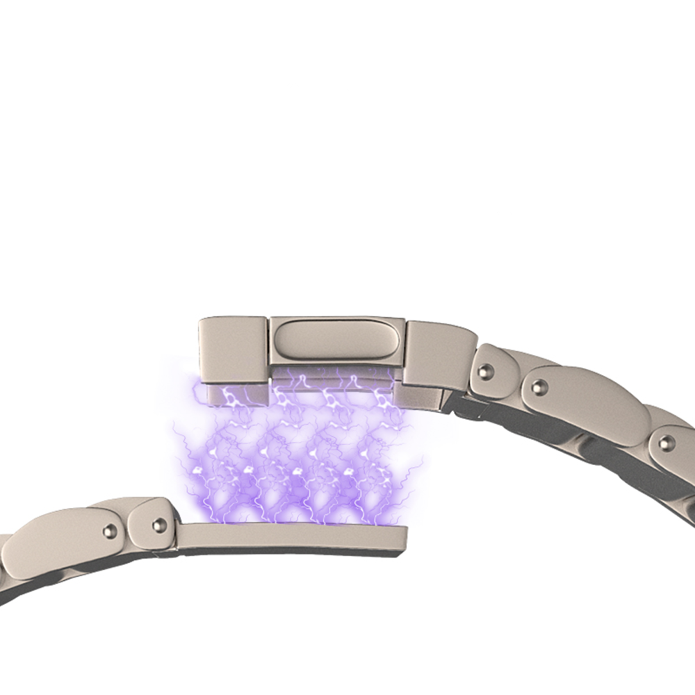 Strap-it Strap-it Bracelet titane magnétique Garmin Quatix 5 / 6 / 7 (noir)