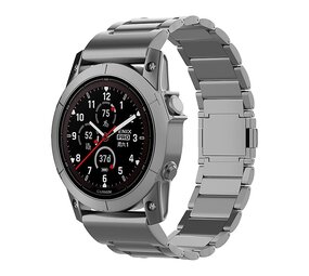 Strap-it Bracelet titane magnétique Garmin Fenix 7x (graphite)