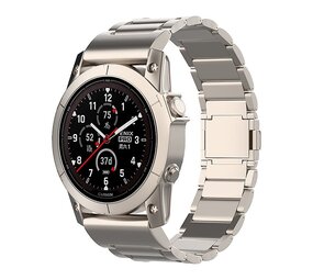 Strap-it Bracelet titane magnétique Garmin Fenix 7x (titanium)