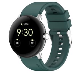 Strap-it Bracelet silicone Google Pixel Watch 3 - 41mm (vert foncé)