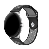 Strap-it Bracelet sport Google Pixel Watch 3 - 41mm (noir/gris)