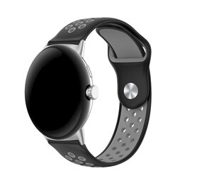 Strap-it Bracelet sport Google Pixel Watch 3 - 41mm (noir/gris)