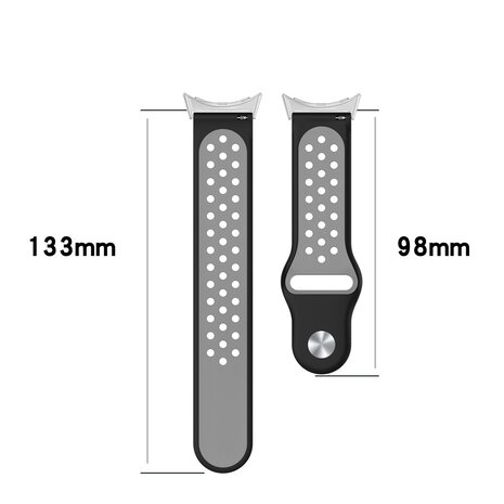 Strap-it Strap-it Bracelet sport Google Pixel Watch 3 - 41mm (noir/gris)