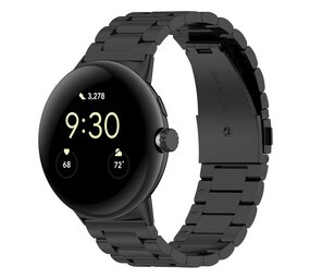 Strap-it Bracelet acier Google Pixel Watch 3 - 41mm (noir)