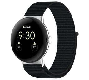 Strap-it Bracelet nylon Google Pixel Watch 3 - 41mm (noir)