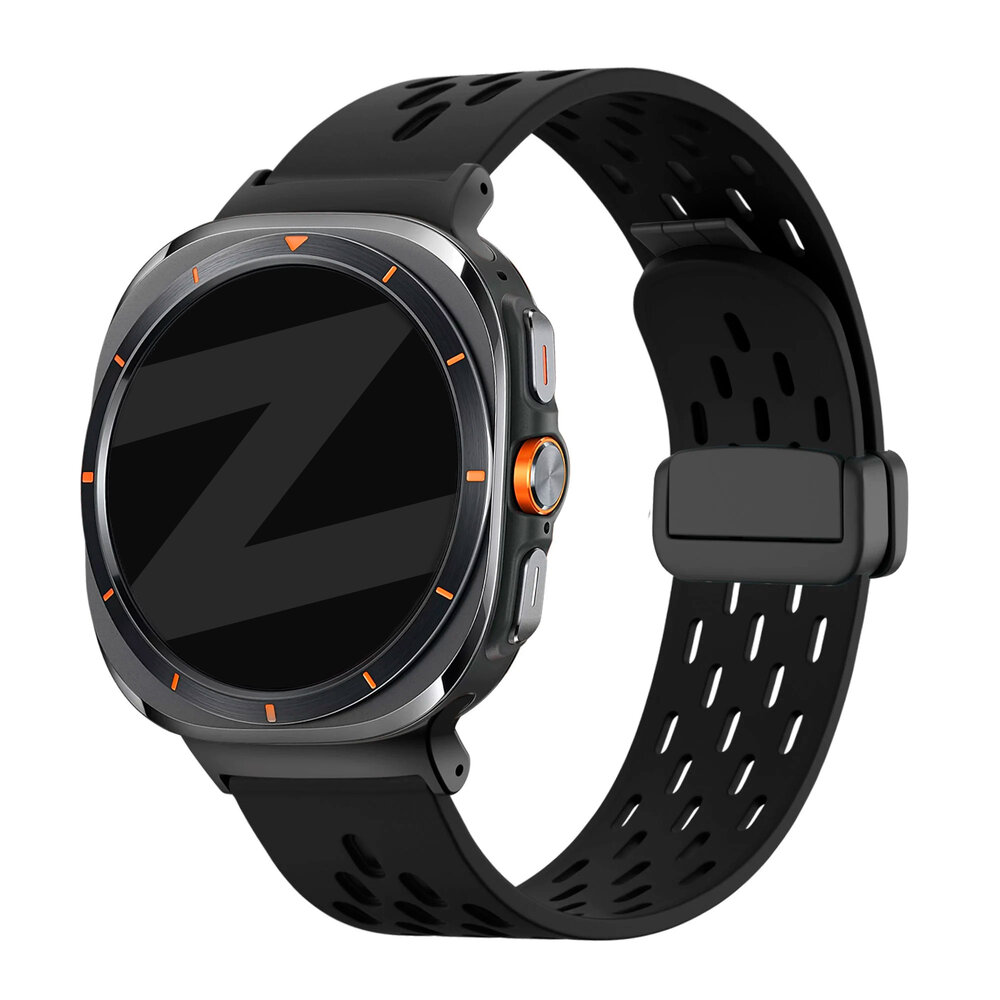Bandz Bandz Bracelet Sport 'Air' avec D-buckle Samsung Galaxy Watch Ultra (noir)