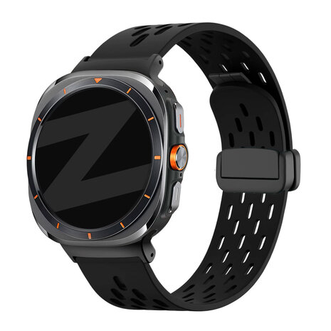 Bandz Bandz Bracelet Sport 'Air' avec D-buckle Samsung Galaxy Watch Ultra (noir)