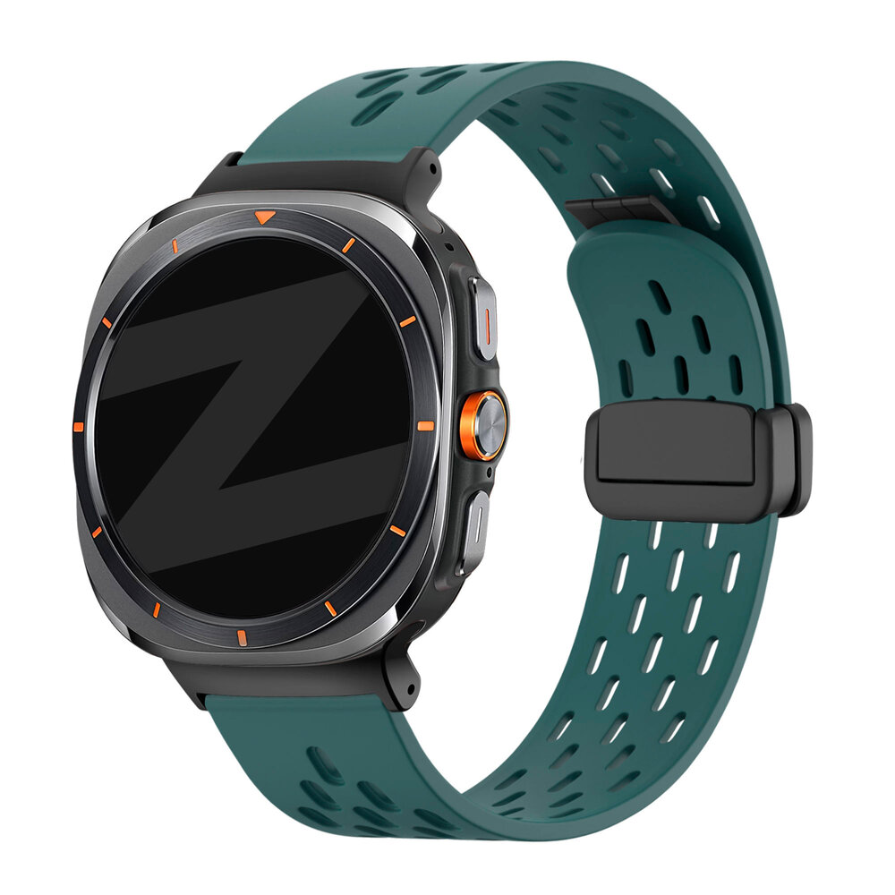 Bandz Bandz Bracelet Sport 'Air' avec D-buckle Samsung Galaxy Watch Ultra (vert sapin)