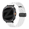 Bandz Bandz Bracelet Sport 'Air' avec D-buckle Samsung Galaxy Watch Ultra (blanc)