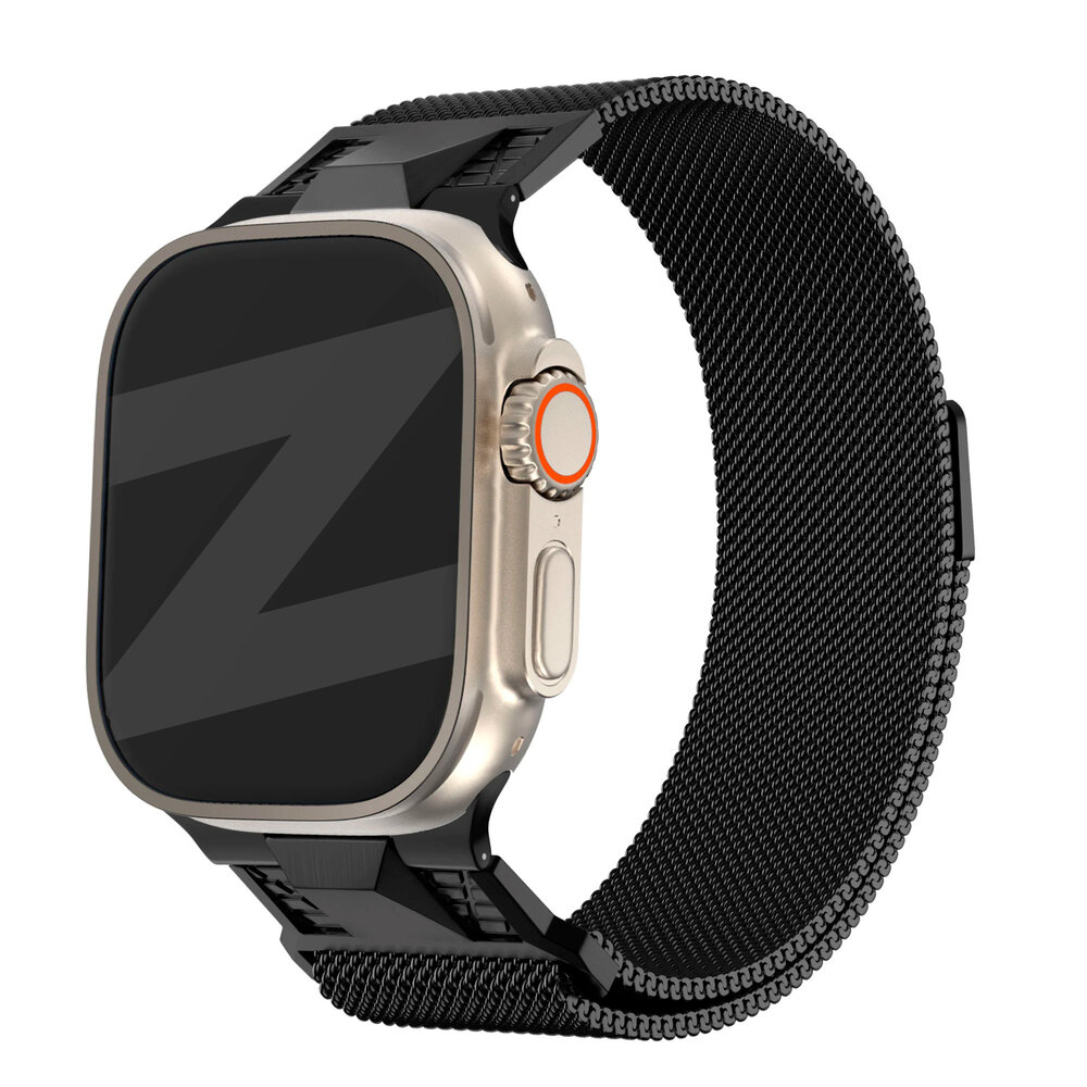 Bandz Bandz Bracelet Milanais 'Mecha' Apple Watch (noir)