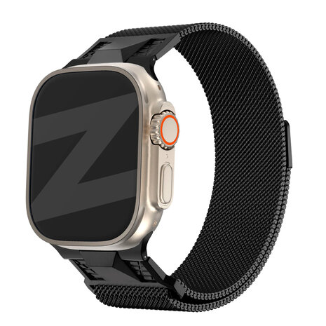 Bandz Bandz Bracelet Milanais 'Mecha' Apple Watch (noir)