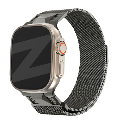 Bandz Bandz Bracelet Milanais 'Mecha' Apple Watch (titane gris)