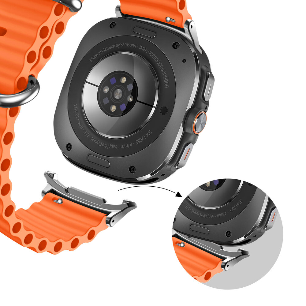 Bandz Bandz Bracelet Ocean 'Classique' Samsung Galaxy Watch Ultra (orange)