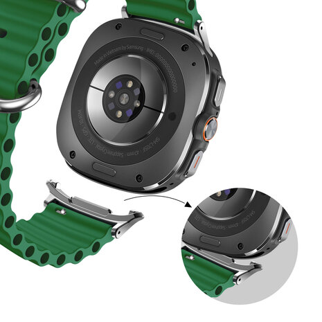 Bandz Bandz Bracelet Ocean 'Classique' Samsung Galaxy Watch Ultra (vert foncé)
