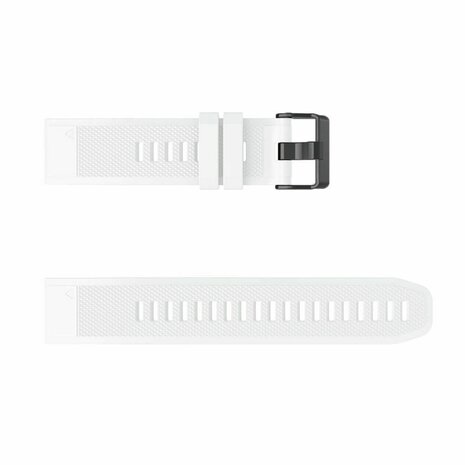 Strap-it Strap-it Bracelet silicone Garmin Fenix 8 - 47mm (blanc)
