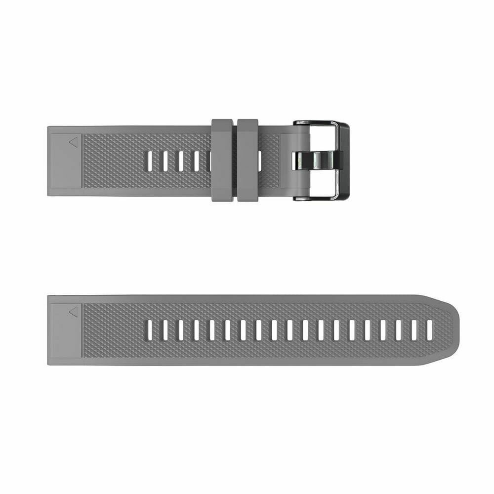 Strap-it Strap-it Bracelet silicone Garmin Fenix 8 - 47mm (gris)