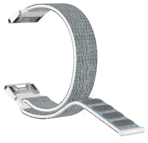 Strap-it Strap-it Bracelet nylon Garmin Fenix 8 - 47mm (coquillage)