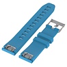 Strap-it Strap-it Bracelet silicone brillant Garmin Fenix 8 - 47mm (bleu clair)