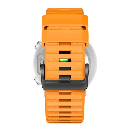 Strap-it Bandz Bracelet silicone avec boucle Garmin Fenix 8 - 47mm (orange)