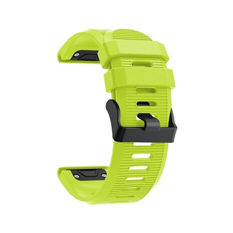 Strap-it Strap-it Bracelet silicone Garmin Fenix 8 - 51mm (vert clair)