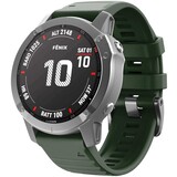 Strap-it Bracelet silicone Garmin Fenix 8 - 51mm (vert foncé)