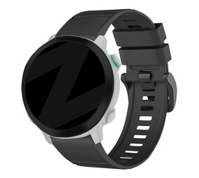 Strap-it Bandz Bracelet silicone avec boucle Garmin Fenix E (noir)
