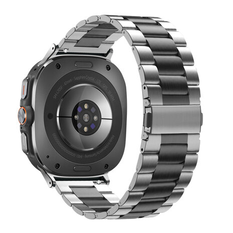 Bandz Bandz Bracelet acier 'Classique' Samsung Galaxy Watch Ultra (argent/noir)