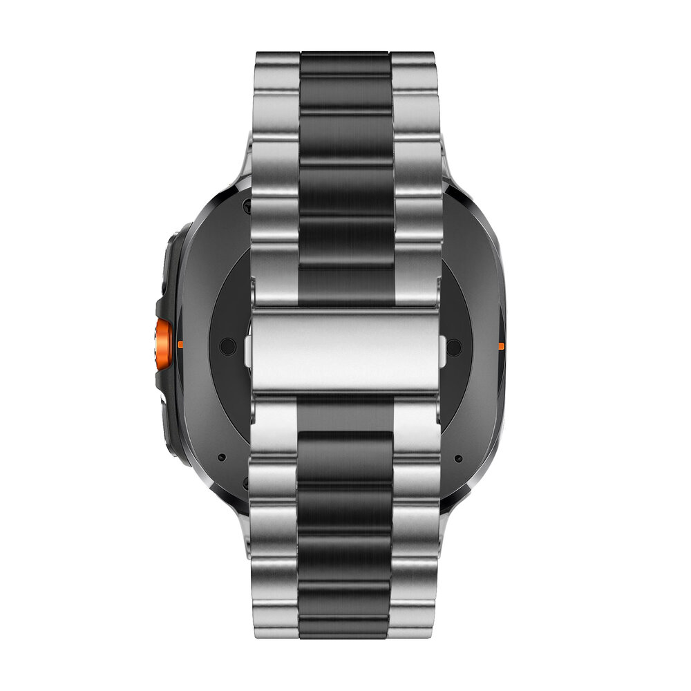 Bandz Bandz Bracelet acier 'Classique' Samsung Galaxy Watch Ultra (argent/noir)