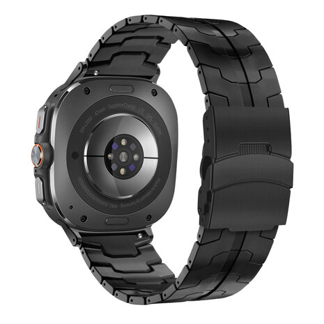Bandz Bandz Bracelet titane Samsung Galaxy Watch Ultra 'Iron' (noir)