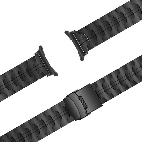 Bandz Bandz Bracelet titane Samsung Galaxy Watch Ultra 'Iron' (noir)