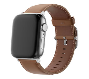 Bandz Bandz Bracelet cuir 'Classique' Apple Watch (marron clair)