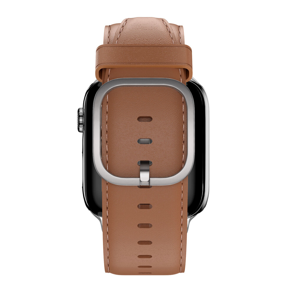 Bandz Bandz Bracelet cuir 'Classique' Apple Watch (marron clair)