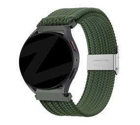 Bandz Bandz Bracelet nylon tressé Withings ScanWatch Nova (vert olive)