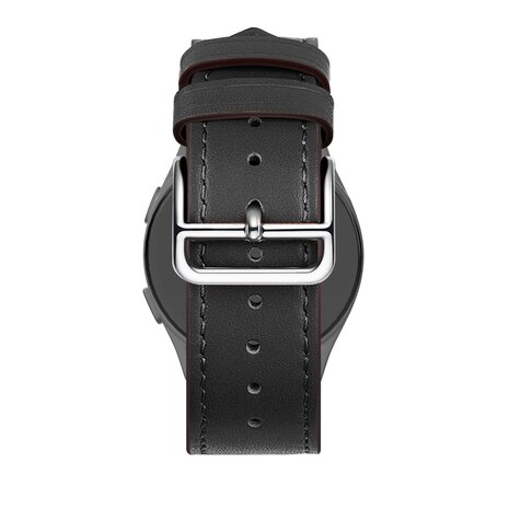 Bandz Bandz Bracelet cuir "Deluxe" Withings ScanWatch Nova (noir)