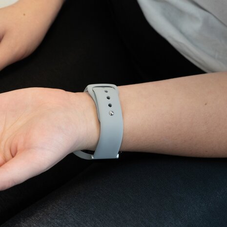 Bandz Bandz Bracelet sport 'Deluxe' Withings ScanWatch Nova (gris)