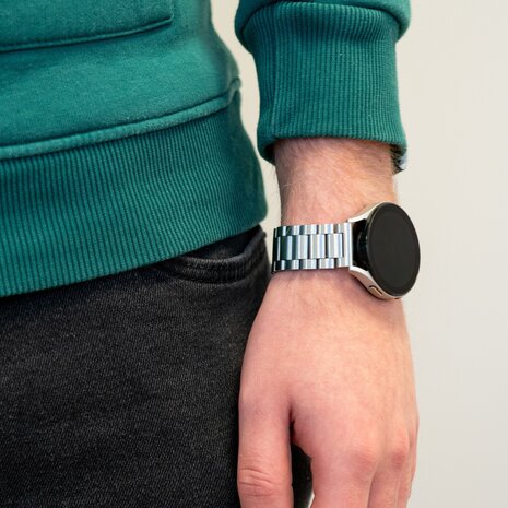 Bandz Bandz Bracelet acier 'Classic' Withings ScanWatch Nova (argent)