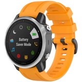 Strap-it Bracelet silicone Garmin Fenix 8 - 43mm (orange)