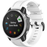 Strap-it Bracelet silicone Garmin Fenix 8 - 43mm (blanc)